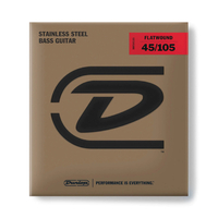 Dunlop DBFS45105 Stainless Steel Flatwounds 45/105
