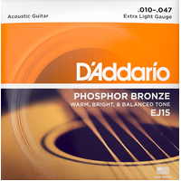 D'Addario EJ15 Phosphor Bronze 10-47