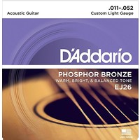 D'Addario EJ26 Phosphor Bronze .011 - .052