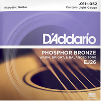 D'Addario EJ26 Phosphor Bronze .011 - .052