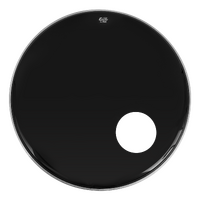 Remo Encore EN-1420-E3-SH Powerstroke 3 Ebony w Sound Hole 20"