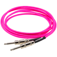 DiMarzio EP1710SSPK 10ft Guitar Cable - Neon Pink