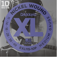 D'Addario EXL115-10P 10 Pack