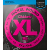 D'Addario EXL170-6 XL Nickel 32-130