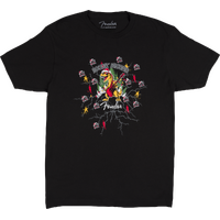 Fender 2025 Ugly Christmas Dinosaur T-Shirt