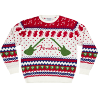 Fender Ugly Christmas Sweater White