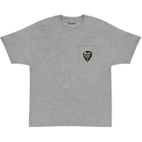 Fender Pick Patch Pocket Tee Athletic Gray