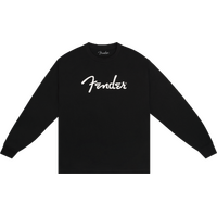 Fender Spaghetti Logo Long-Sleeve T-shirt Black