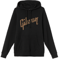 Gibson Logo Pullover Hoodie Size Large