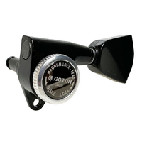 Gotoh SG301 MGT 3-A-Side Locking Tuners Black