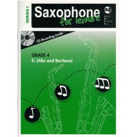 Saxophone For Leisure Grade 4 E Flat Bk/Cd Ser 1