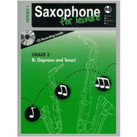 Saxophone For Leisure Grade 3 B Flat Bk/Cd Ser 1