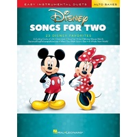 Disney Songs for Two Alto Saxes
