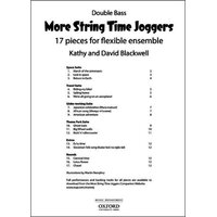More String Time Joggers - Double Bass