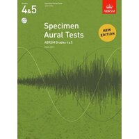 Specimen Aural Tests Grades 4 & 5 with 2 CDs