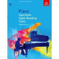 Piano Specimen Sight-Reading Tests Grade 4