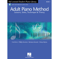 Adult Piano Method Book 1 - Book with Online Audio