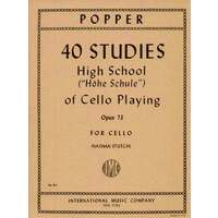 40 Studies High School of Cello Playing Op. 73