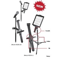 Universal Tablet Holder - Mic Stand Mount with Extension