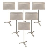 Manhasset Music Stand Symphony Silver - 6 Pack