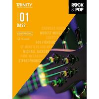 Trinity Rock & Pop Bass - Grade 1