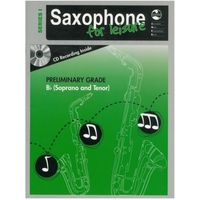 Saxophone For Leisure Prelim B Flat Bk/Cd  Ser 1