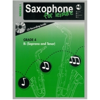 Saxophone For Leisure Grade 4 B Flat Bk/Cd Ser 1