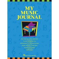 My Music Journal - Student Assignment Book