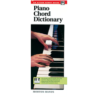 Piano Chord Dictionary Handy Guide
