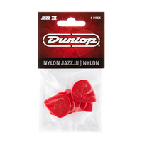 Dunlop 47P3N Jazz III Nylon® - 6 Pack