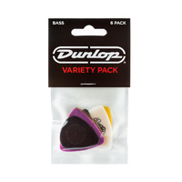 Dunlop PVP117 Bass Pick Variety - 6 Pack