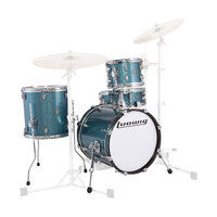 Ludwig LC179XX023 Questlove Breakbeats 4pc Shell Pack - Azure Blue Sparkle 