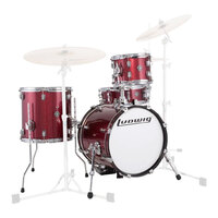 Ludwig LC179XX025 Questlove Breakbeats 4pc Shell Pack - Wine Red Sparkle 