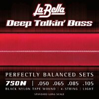 La Bella 750N Black Nylon Tape Light 50-105