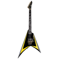 LTD Alexi Arrowhead SE Black w/ Yellow Pinstripe