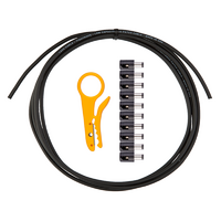 Lava Cable LCDCKT-B Tightrope Solder Free DC Kit 10 Ft Black