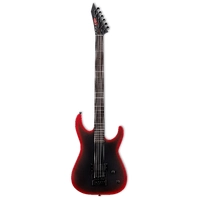 LTD M-6 Evertune 30 Black Metal Black Red Burst Satin