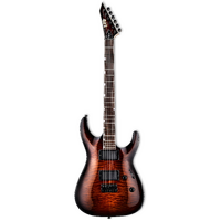 LTD MH-200HT QM Dark Brown Sunburst