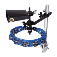 Latin Percussion Cyclops Tambourine/Cowbell w/ Mount Pack