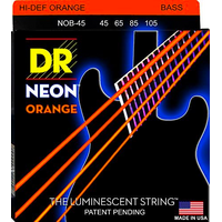 DR Strings NOB-45 Neon Orange Bass 45-105