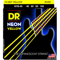 DR Strings NYB-45 Neon Yellow Bass 45-105