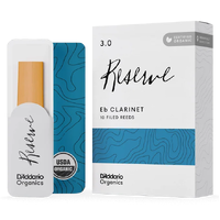 D'Addario ODBR1030 Organic Reserve Eb Clarinet 3.0 - 10 Pack