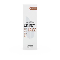 D'Addario Organic Select Jazz Unfiled Tenor Saxophone 5 Pack - 2 Hard