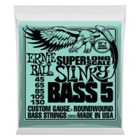 Ernie Ball Bass 5 Slinky Super Long Scale