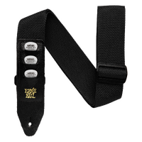 Ernie Ball Polypro Pickholder Guitar Strap Black