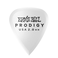 Ernie Ball Standard Prodigy Picks 6 Pack - 2.0 mm White