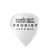 Ernie Ball Mini Prodigy Picks 6 Pack - 2.0 mm White