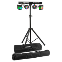 Beamz PartyBar 2 LED Lighting Package with Bags