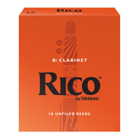 Rico Bb Clarinet Reeds #1.5 - 10 Pack