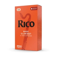 Rico Organic Bass Clarinet Reeds #3.5 - 10 Pack